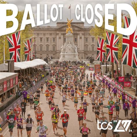 About the TCS London Marathon Ballot .